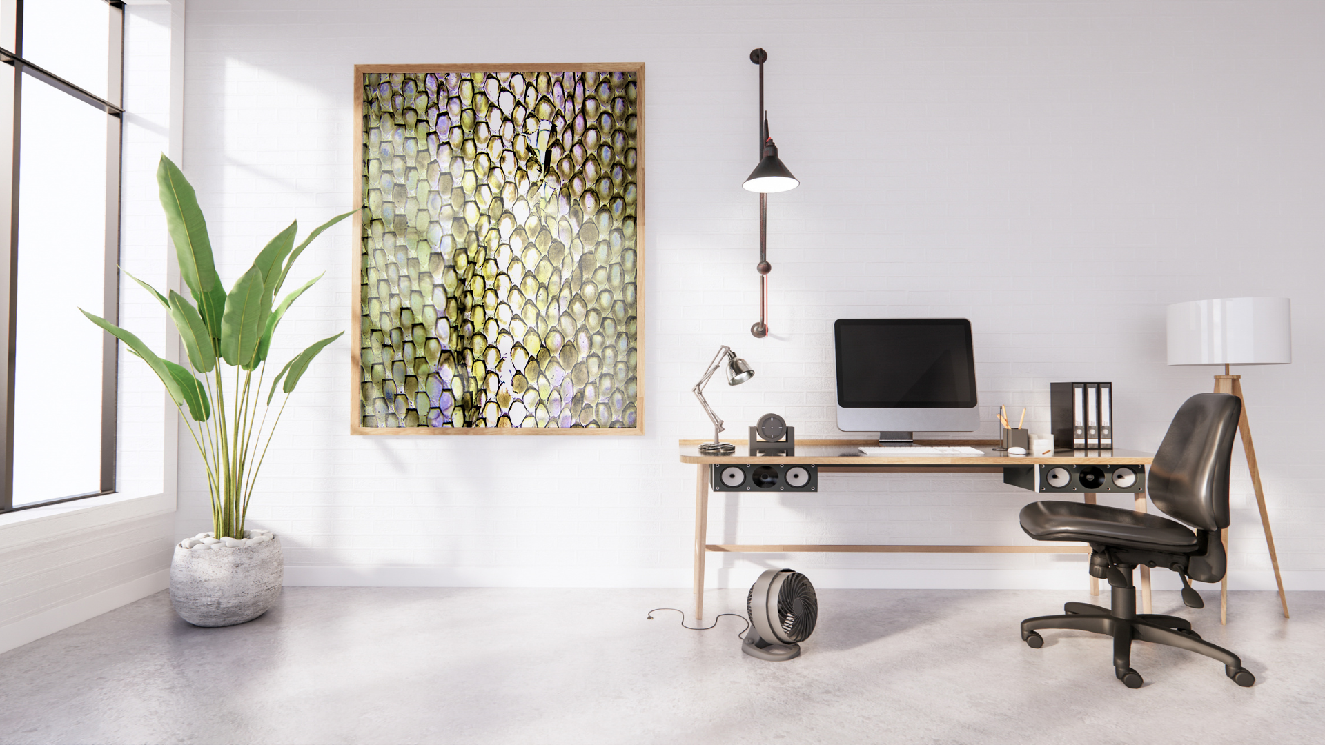 Snake Skin original abstract contextualised office art modern decor photo print by Blair Montague Drake